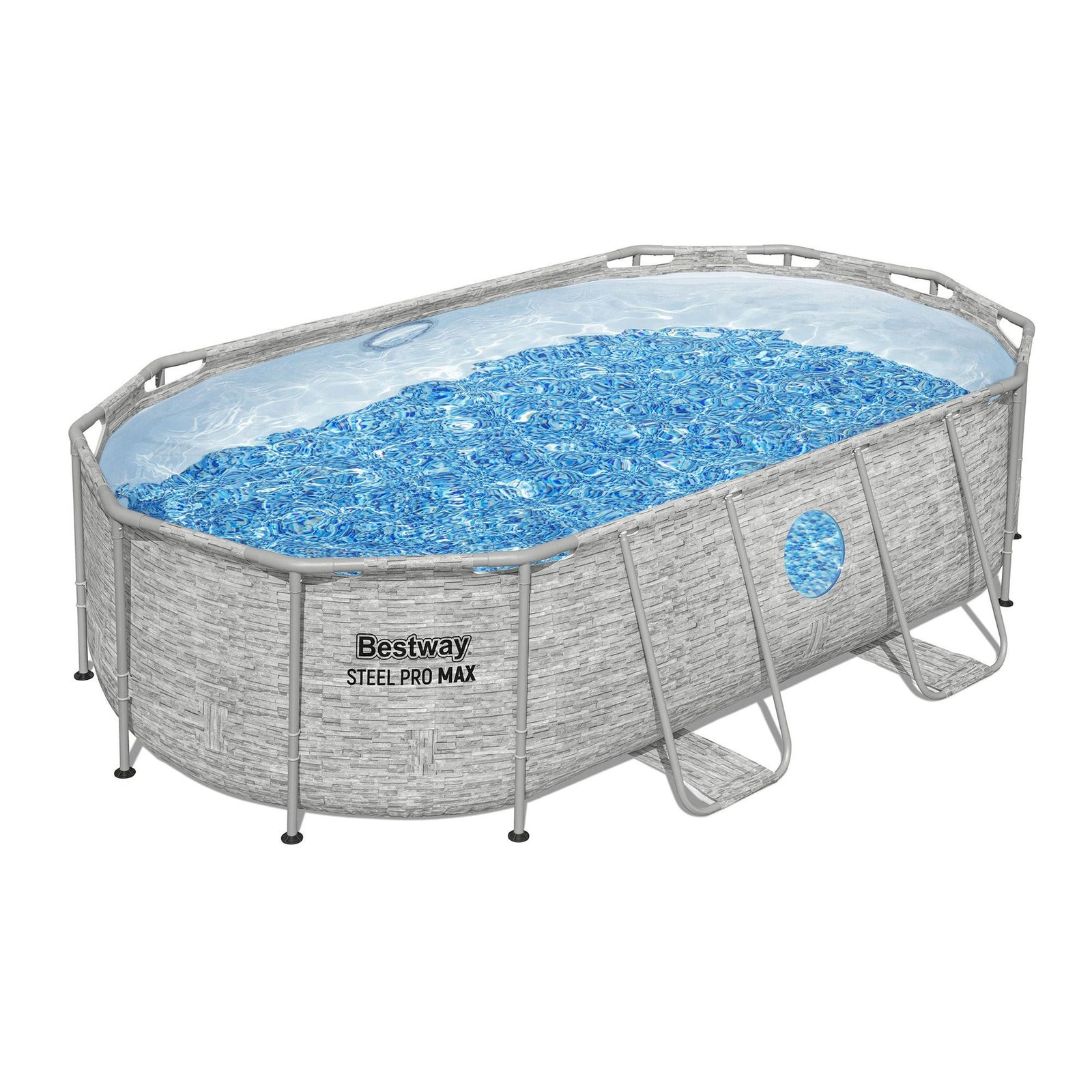 Bestway Power Steel Frame Pool 4.27m x 2.5m Above Ground Set with Pump