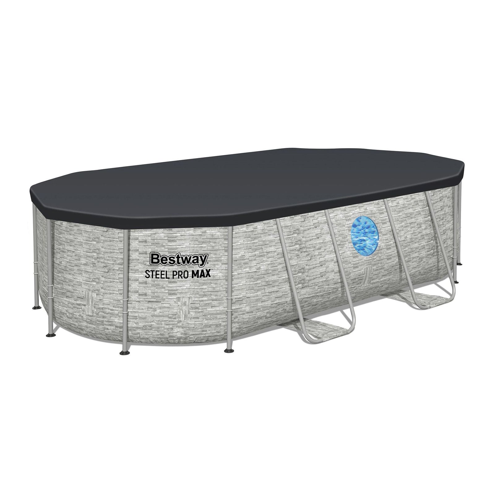 Bestway Power Steel Frame Pool 4.27m x 2.5m Above Ground Set with Pump