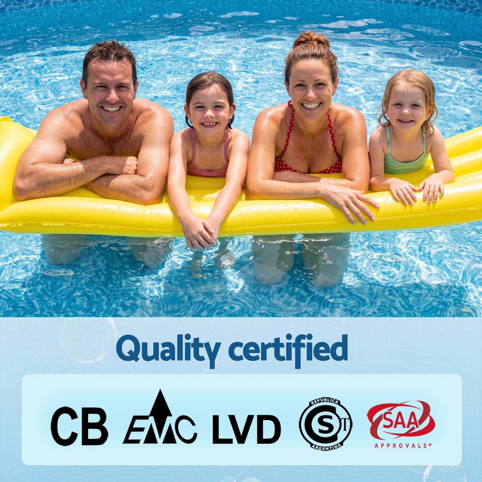 Bestway Power Steel Frame Pool 4.27m x 2.5m Above Ground Set with Pump