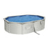 Swimming Pool 500x366x122cm Steel Frame Above Ground Pools Filter Pump Ladder 16296L