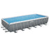 Bestway 7.32m Power Steel Above Ground Pool, 30045L, Pump, Ladder, Cover