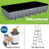 Bestway 7.32m Power Steel Above Ground Pool, 30045L, Pump, Ladder, Cover