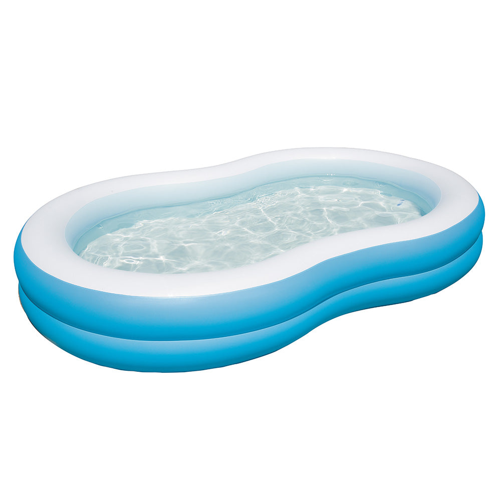 Bestway Kids Inflatable Pool 262x157x46cm Rectangular Paddling Pool 544L Family