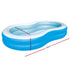 Bestway Kids Inflatable Pool 262x157x46cm Rectangular Paddling Pool 544L Family