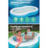 Bestway Kids Inflatable Pool 262x157x46cm Rectangular Paddling Pool 544L Family