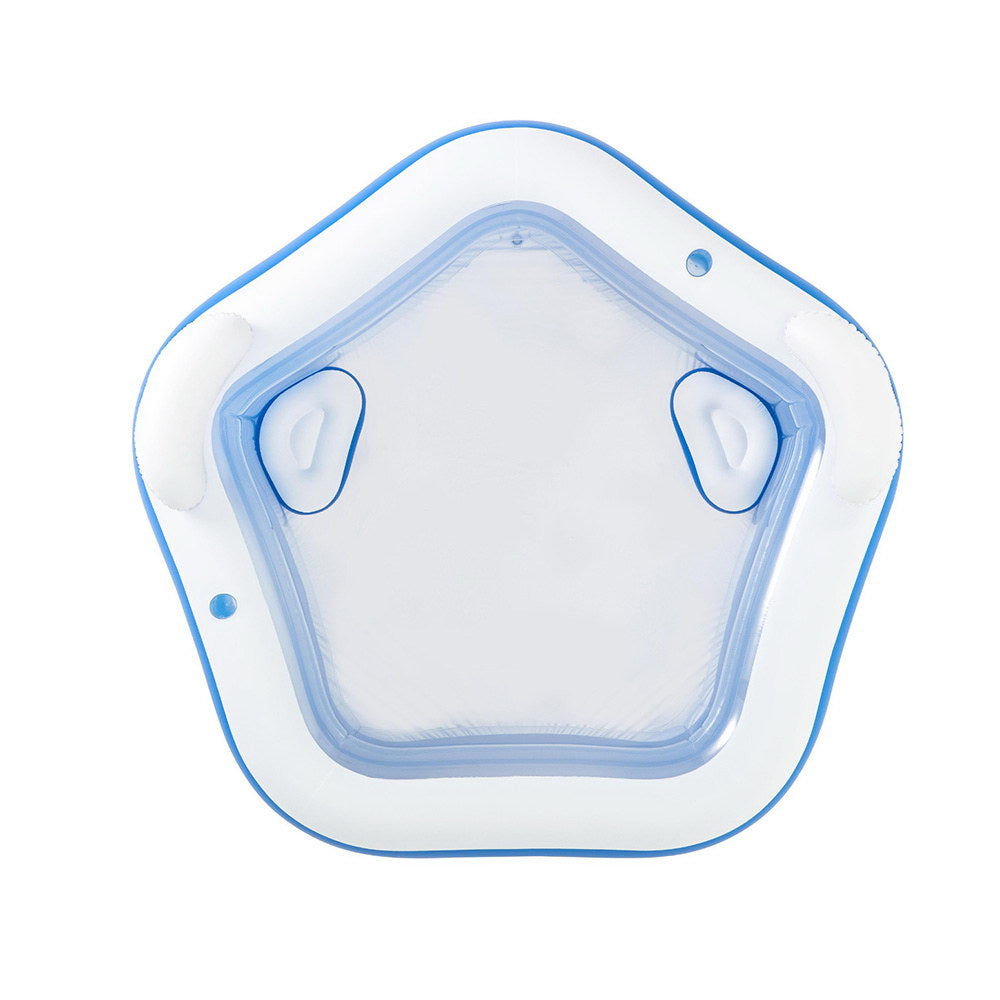 Bestway Kids Inflatable Pool 2.13m x 2.06m with Seats Headrests & Cup Holders