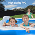 Bestway Kids Inflatable Pool 2.13m x 2.06m with Seats Headrests & Cup Holders