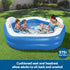 Bestway Kids Inflatable Pool 2.13m x 2.06m with Seats Headrests & Cup Holders