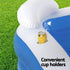 Bestway Kids Inflatable Pool 2.13m x 2.06m with Seats Headrests & Cup Holders
