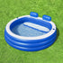 Bestway Kids Inflatable Pool Above Ground Pools Bench Seat Cup Holder 231x219cm