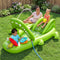 Inflatable Alligator Kids Play Pool with Slide 234cmx163cm Green