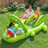 Inflatable Alligator Kids Play Pool with Slide 234cmx163cm Green