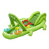 Inflatable Alligator Kids Play Pool with Slide 234cmx163cm Green