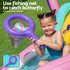 Inflatable Butterfly Kids Play Pool Park with Slide 180cm Pink
