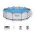 Bestway Steel Pro Max 3.66m Round Above Ground Pool Set Pump Ladder Cover 10250L