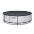 Bestway Swimming Pool 427x427x122cm Steel Frame Above Ground Pools Round Filter Pump Ladder