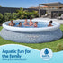 Bestway 457cm Swimming Pool Inflatable Above Ground Round Pools w/ Filter Pump