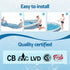 Bestway 457cm Swimming Pool Inflatable Above Ground Round Pools w/ Filter Pump