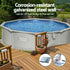 Bestway Hydrium 4.57m Round Steel Wall Pool Set Sand Filter Pump Ladder 17430L