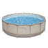 Swimming Pools 396cm x 107cm Steel Above Ground Canopy Backyard Pool Set White