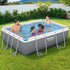 Bestway Steel Frame Above Ground Swimming Pool 282x196x84cm Filter Pump 3662L