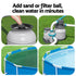 1500GPH Sand Filter Pump 5678L/H for Above Ground Pools 9kg Sand Tank Set