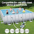 1500GPH Sand Filter Pump 5678L/H for Above Ground Pools 9kg Sand Tank Set