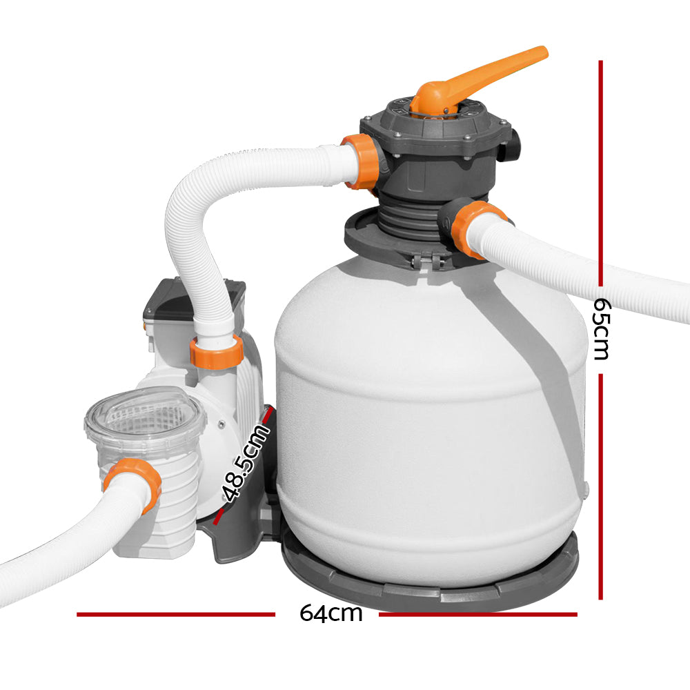 Bestway Pool Pump Sand Filter 3000GPH 11355L/H Pools Flowclear Filters