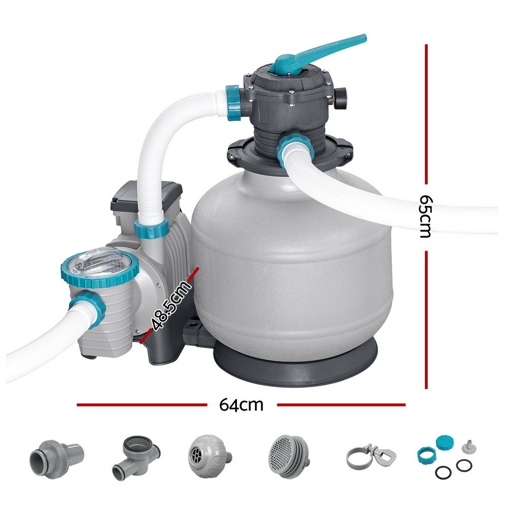 Pool Pump Sand Filter 3000GPH 11355L/H Pools Flowclear Filters
