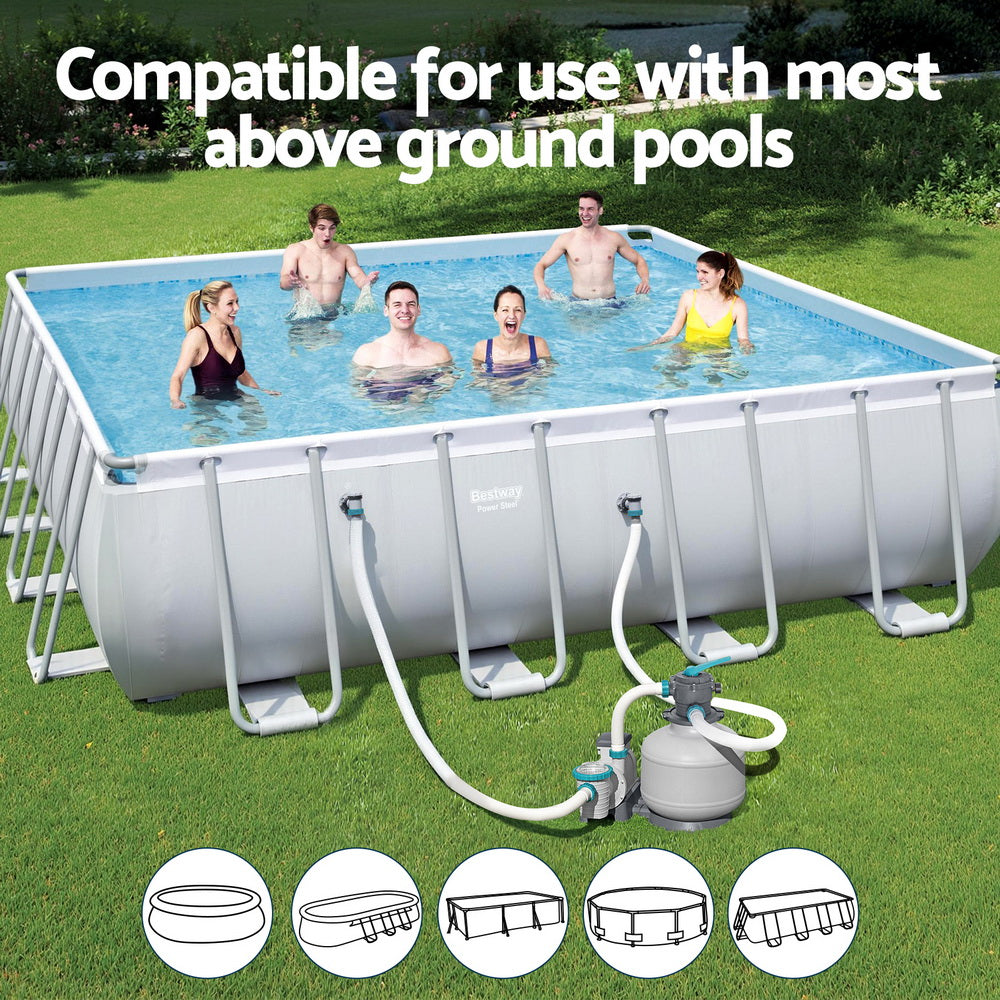 Pool Pump Sand Filter 3000GPH 11355L/H Pools Flowclear Filters