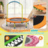 36inch Kids Trampoline Foldable Rebounder Fitness for Ages 3+ Orange