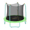 8ft Trampoline Kids Rebounder Safety Net Enclosure Outdoor Fitness 2.44m for Ages 6+