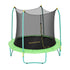 8ft Trampoline Kids Rebounder Safety Net Enclosure Outdoor Fitness 2.44m for Ages 6+