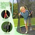 8ft Trampoline Kids Rebounder Safety Net Enclosure Outdoor Fitness 2.44m for Ages 6+