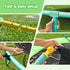 8ft Trampoline Kids Rebounder Safety Net Enclosure Outdoor Fitness 2.44m for Ages 6+