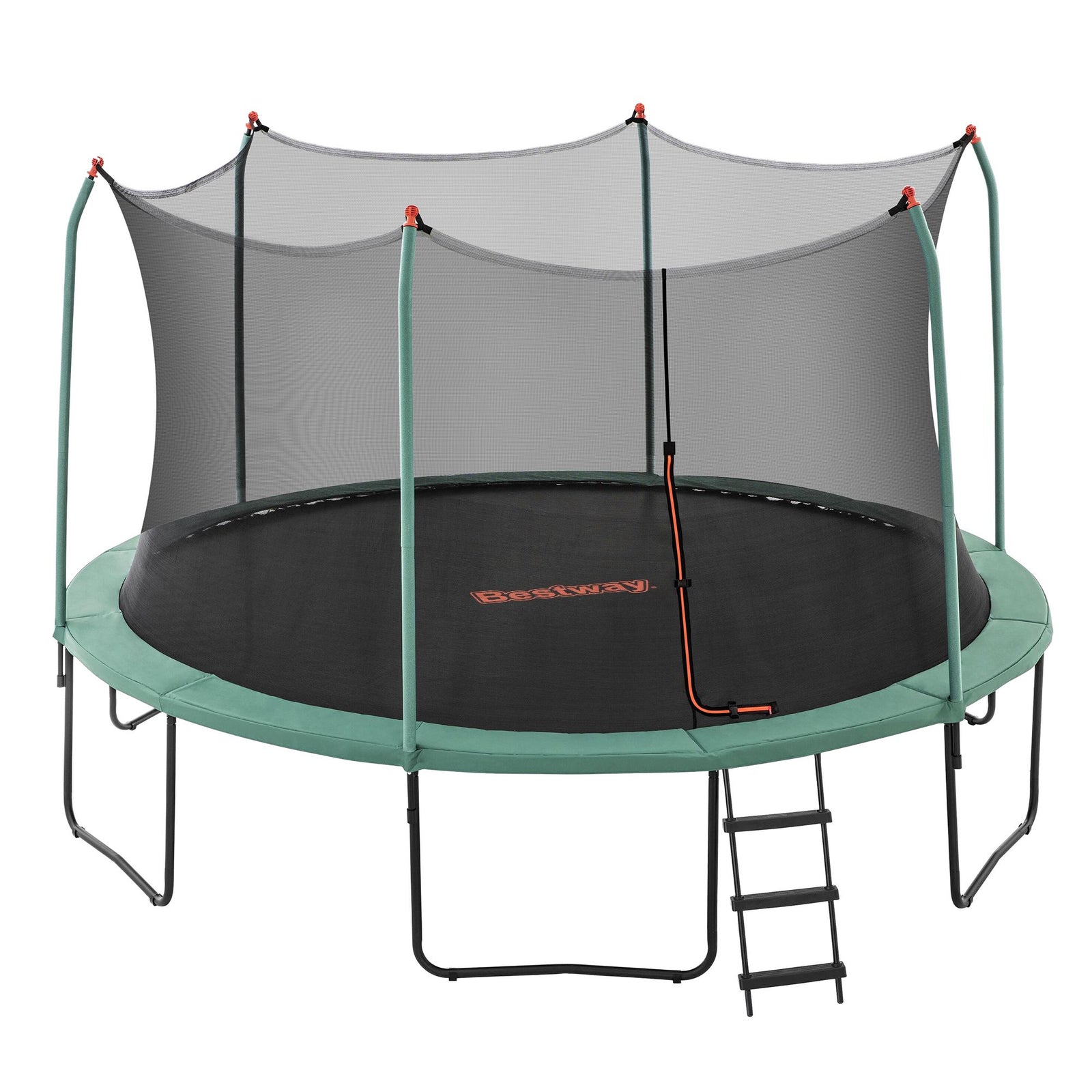 14ft Trampoline Kids Rebounder Safety Net Enclosure Outdoor Fitness 4.27m for Ages 6+