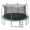 14ft Trampoline Kids Rebounder Safety Net Enclosure Outdoor Fitness 4.27m for Ages 6+