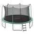 14ft Trampoline Kids Rebounder Safety Net Enclosure Outdoor Fitness 4.27m for Ages 6+
