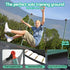 14ft Trampoline Kids Rebounder Safety Net Enclosure Outdoor Fitness 4.27m for Ages 6+