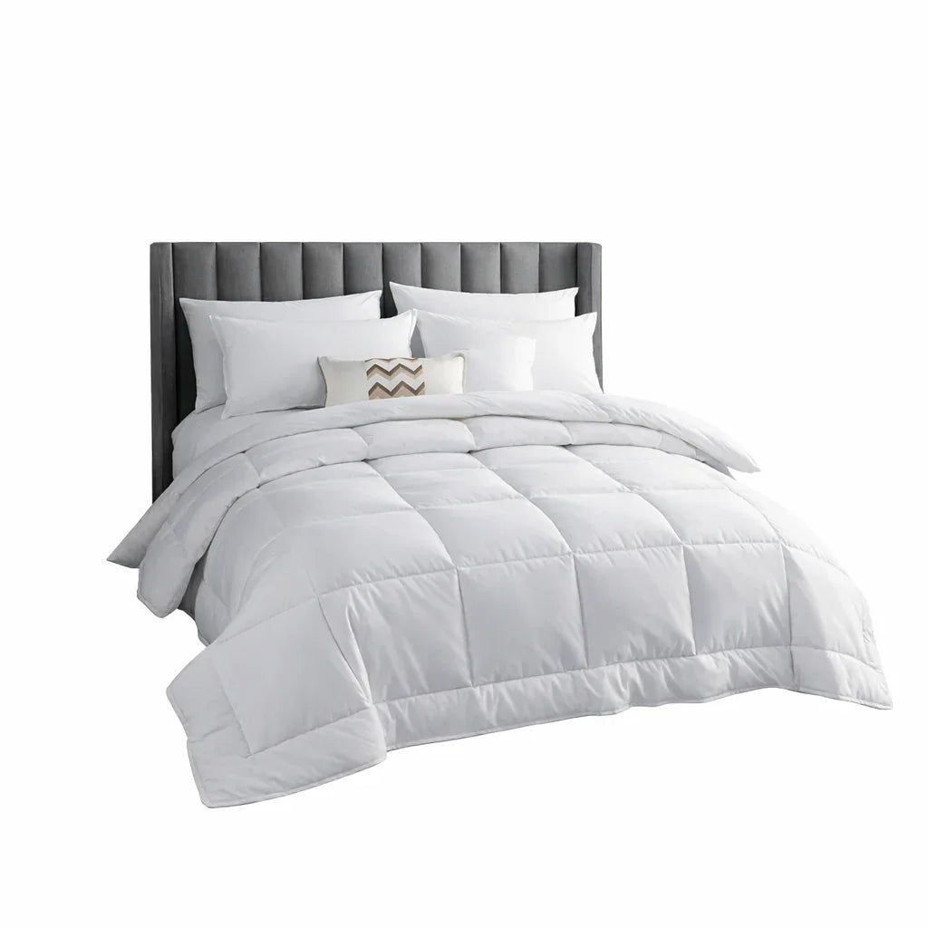 Microfibre Duvet / Quilt – Ultra‑Soft, Warm & Hypoallergenic (Double Size 180×210cm)