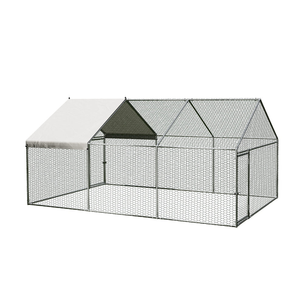 Alopet 3x2x1.5M Chicken Coop with Cover Poultry Cage Pet Hutch