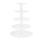 5-Star Chef Cake Stand 5 Tiers Acrylic Holder Display Round Clear Wedding Party