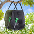 Camping Shower Bag 20L Set of 2 Portable Green Black