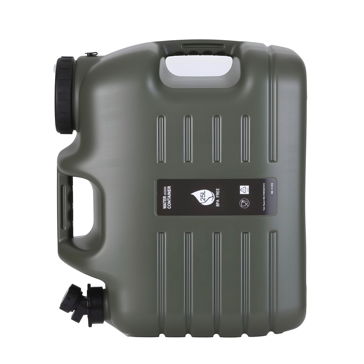 25L Water Container Jerry Can Bucket Camping Outdoor Storage Tank