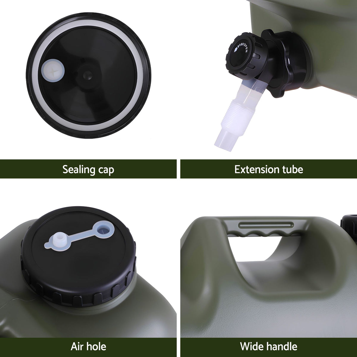 25L Water Container Jerry Can Bucket Camping Outdoor Storage Tank