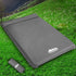 Double Self Inflating Camping Mat 10cm Thick Suede Top - Grey