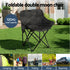 3pc Camping Table Chair Set Outdoor Folding Aluminium Portable Picnic