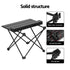3pc Camping Table Chair Set Outdoor Folding Aluminium Portable Picnic