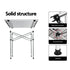 3pc Camping Table Chair Set Outdoor Folding Aluminium Portable Picnic