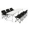 7pc Camping Table Chair Set Outdoor Folding Aluminium Portable Picnic